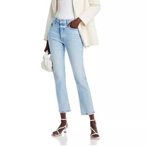 MOTHER The Tomcat Flood High Rise Straight Jeans in Big Hair Don't Care - 24